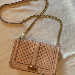 Pink and gold Rebecca Minkoff purse